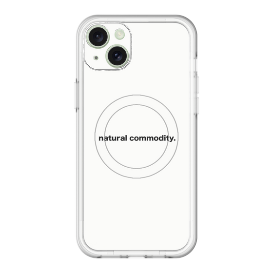 スリムプロテクションプレミアムケース with MagSafe［ NATURAL COMMODITY White ］