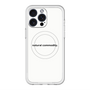 スリムプロテクションプレミアムケース with MagSafe［ NATURAL COMMODITY White ］