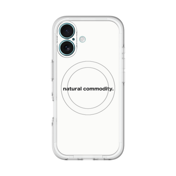 スリムプロテクションプレミアムケース with MagSafe［ NATURAL COMMODITY White ］