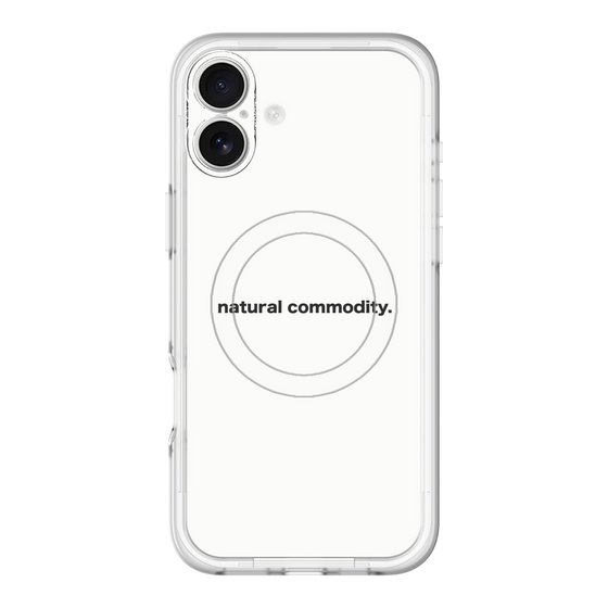 スリムプロテクションプレミアムケース with MagSafe［ NATURAL COMMODITY White ］