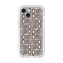 スリムプロテクションプレミアムケース with MagSafe［ LANVIN en Bleu - Logo Pattern - Black ］