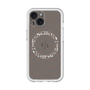 スリムプロテクションプレミアムケース with MagSafe［ LANVIN en Bleu - Logo Pattern - Black ］