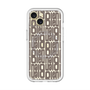 スリムプロテクションプレミアムケース with MagSafe［ LANVIN en Bleu - Logo Pattern - Black ］
