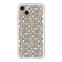 スリムプロテクションプレミアムケース with MagSafe［ LANVIN en Bleu - Logo Pattern - Black ］