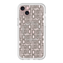 スリムプロテクションプレミアムケース with MagSafe［ LANVIN en Bleu - Logo Pattern - Black ］