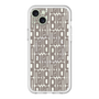 スリムプロテクションプレミアムケース with MagSafe［ LANVIN en Bleu - Logo Pattern - Black ］