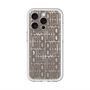 スリムプロテクションプレミアムケース with MagSafe［ LANVIN en Bleu - Logo Pattern - Black ］
