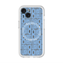 スリムプロテクションプレミアムケース with MagSafe［ LANVIN en Bleu - Logo Pattern - Blue ］