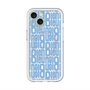 スリムプロテクションプレミアムケース with MagSafe［ LANVIN en Bleu - Logo Pattern - Blue ］