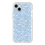 スリムプロテクションプレミアムケース with MagSafe［ LANVIN en Bleu - Logo Pattern - Blue ］