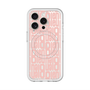 スリムプロテクションプレミアムケース with MagSafe［ LANVIN en Bleu - Logo Pattern - Pink ］