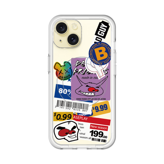 スリムプロテクションプレミアムケース with MagSafe［ Demon Friends Sticker .1 ］