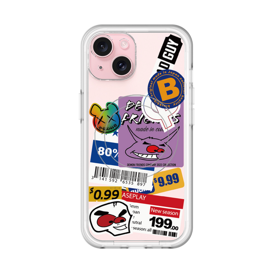 スリムプロテクションプレミアムケース with MagSafe［ Demon Friends Sticker .1 ］