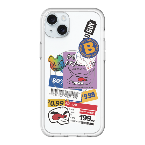 スリムプロテクションプレミアムケース with MagSafe［ Demon Friends Sticker .1 ］