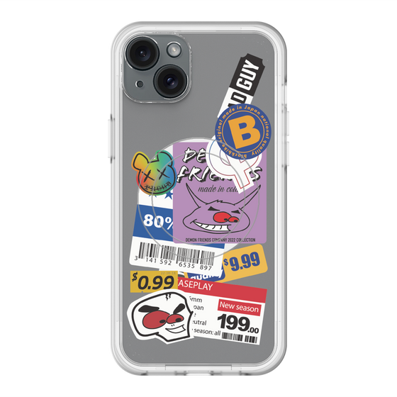 スリムプロテクションプレミアムケース with MagSafe［ Demon Friends Sticker .1 ］
