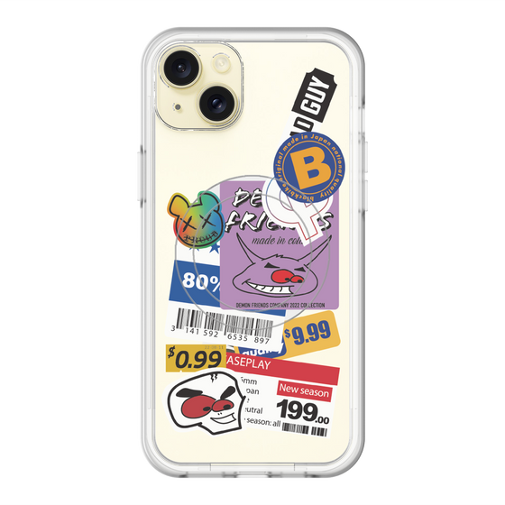 スリムプロテクションプレミアムケース with MagSafe［ Demon Friends Sticker .1 ］