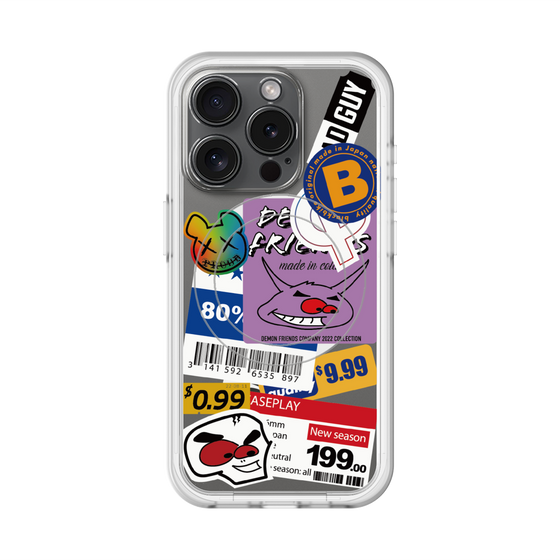 スリムプロテクションプレミアムケース with MagSafe［ Demon Friends Sticker .1 ］