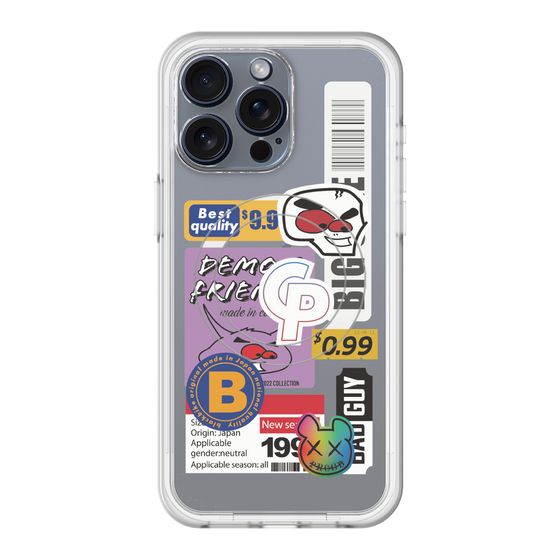 スリムプロテクションプレミアムケース with MagSafe［ Demon Friends Sticker .2 ］
