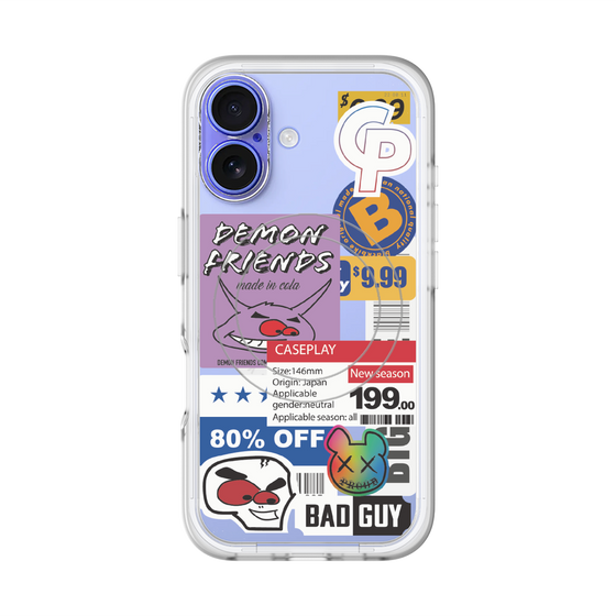 スリムプロテクションプレミアムケース with MagSafe［ Demon Friends Sticker .3 ］