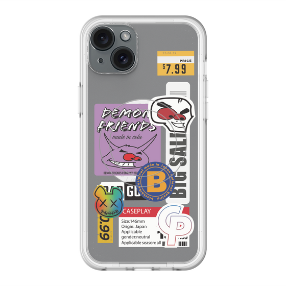 スリムプロテクションプレミアムケース with MagSafe［ Demon Friends Sticker .4 ］