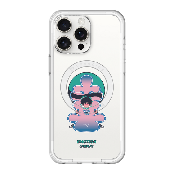 スリムプロテクションプレミアムケース with MagSafe［ 喜怒アイ楽 -喜- ］