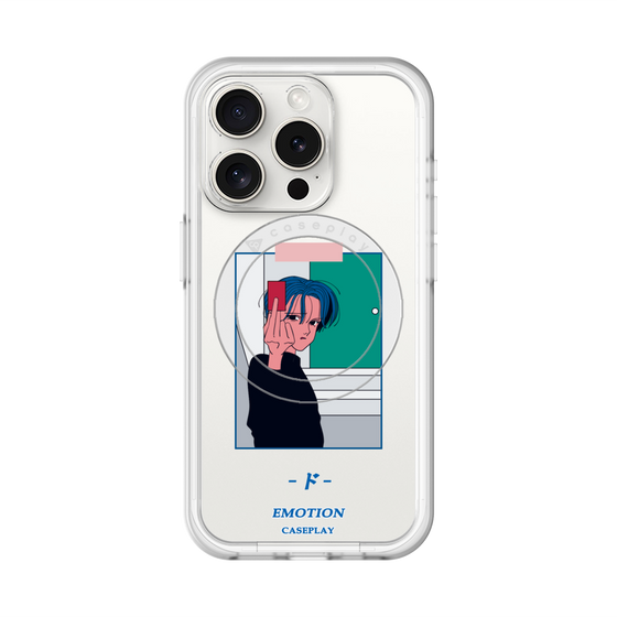 スリムプロテクションプレミアムケース with MagSafe［ 喜怒アイ楽 -怒- ］