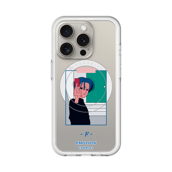 スリムプロテクションプレミアムケース with MagSafe［ 喜怒アイ楽 -怒- ］