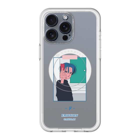 スリムプロテクションプレミアムケース with MagSafe［ 喜怒アイ楽 -怒- ］