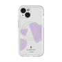 スリムプロテクションプレミアムケース with MagSafe［ LANVIN en Bleu Hearts Purple - ランバン ハート パープル ］