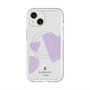スリムプロテクションプレミアムケース with MagSafe［ LANVIN en Bleu Hearts Purple - ランバン ハート パープル ］