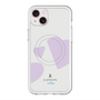 スリムプロテクションプレミアムケース with MagSafe［ LANVIN en Bleu Hearts Purple - ランバン ハート パープル ］