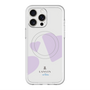 スリムプロテクションプレミアムケース with MagSafe［ LANVIN en Bleu Hearts Purple - ランバン ハート パープル ］