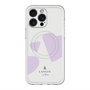スリムプロテクションプレミアムケース with MagSafe［ LANVIN en Bleu Hearts Purple - ランバン ハート パープル ］