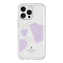 スリムプロテクションプレミアムケース with MagSafe［ LANVIN en Bleu Hearts Purple - ランバン ハート パープル ］