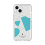 スリムプロテクションプレミアムケース with MagSafe［ LANVIN en Bleu Hearts Blue - ランバン ハート ブルー ］
