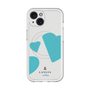 スリムプロテクションプレミアムケース with MagSafe［ LANVIN en Bleu Hearts Blue - ランバン ハート ブルー ］