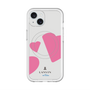 スリムプロテクションプレミアムケース with MagSafe［ LANVIN en Bleu Hearts Pink - ランバン ハート ピンク ］