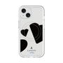 スリムプロテクションプレミアムケース with MagSafe［ LANVIN en Bleu Hearts Black - ランバン ハート ブラック ］