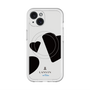 スリムプロテクションプレミアムケース with MagSafe［ LANVIN en Bleu Hearts Black - ランバン ハート ブラック ］