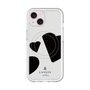 スリムプロテクションプレミアムケース with MagSafe［ LANVIN en Bleu Hearts Black - ランバン ハート ブラック ］