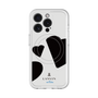 スリムプロテクションプレミアムケース with MagSafe［ LANVIN en Bleu Hearts Black - ランバン ハート ブラック ］