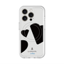 スリムプロテクションプレミアムケース with MagSafe［ LANVIN en Bleu Hearts Black - ランバン ハート ブラック ］