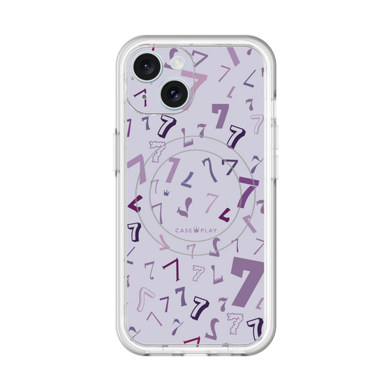 スリムプロテクションプレミアムケース with MagSafe［ Puple 7 - パープル・セブン ］