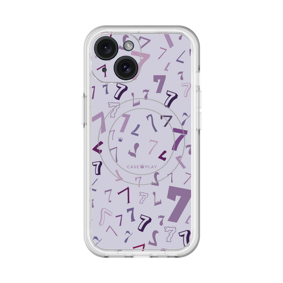スリムプロテクションプレミアムケース with MagSafe［ Puple 7 - パープル・セブン ］