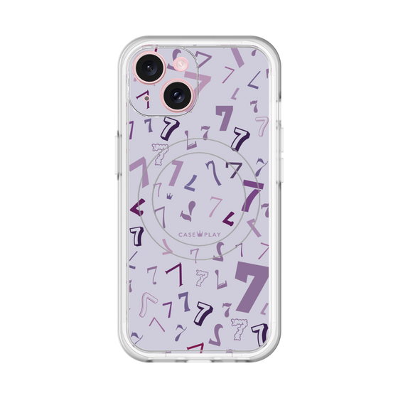 スリムプロテクションプレミアムケース with MagSafe［ Puple 7 - パープル・セブン ］