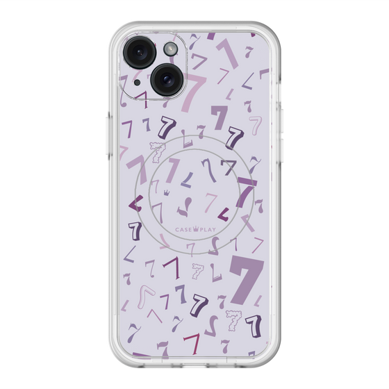 スリムプロテクションプレミアムケース with MagSafe［ Puple 7 - パープル・セブン ］