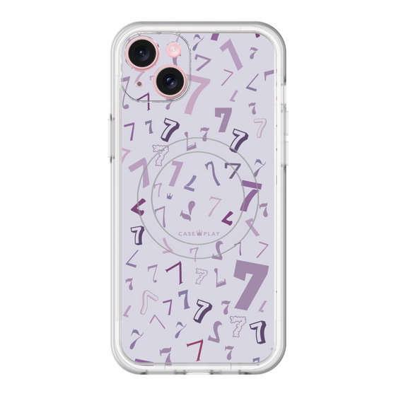 スリムプロテクションプレミアムケース with MagSafe［ Puple 7 - パープル・セブン ］