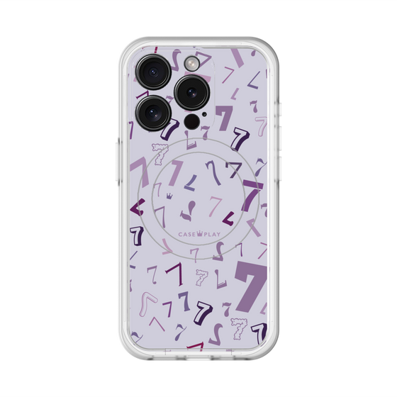 スリムプロテクションプレミアムケース with MagSafe［ Puple 7 - パープル・セブン ］