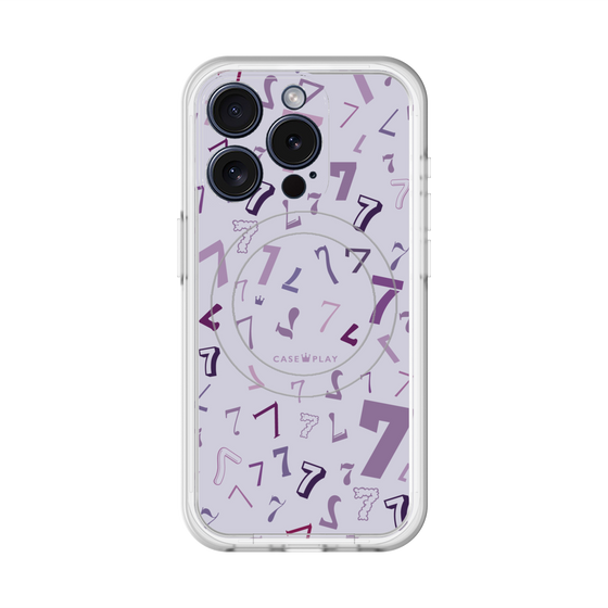 スリムプロテクションプレミアムケース with MagSafe［ Puple 7 - パープル・セブン ］