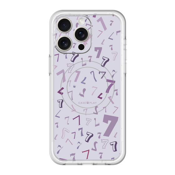 スリムプロテクションプレミアムケース with MagSafe［ Puple 7 - パープル・セブン ］